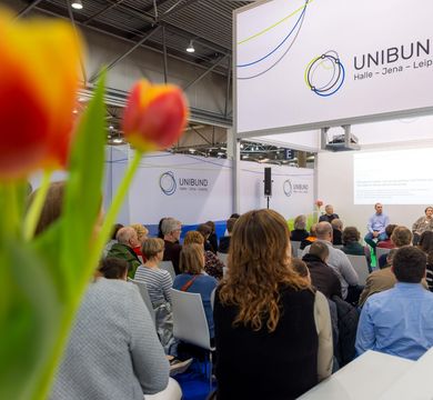 Auf der Leipziger Buchmesse präsentieren sich die drei Partneruniversitäten wieder gemeinsam mit dem „Forum Unibund“.