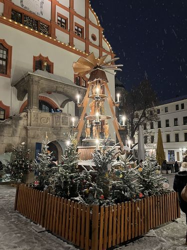 Weihnachtspyramide in Plauen (Foto: Ulrike Weyer)